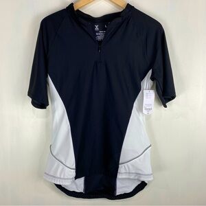 Xersion Short Sleeve Pullover Sporty‎ Tee T-Shirt Top Jersey Quick-Dri Large NWT